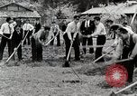 Image of Students Cleaning Ground Honshu Japan, 1935, second 40 stock footage video 65675025145