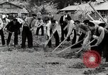 Image of Students Cleaning Ground Honshu Japan, 1935, second 41 stock footage video 65675025145
