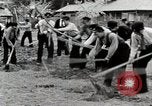 Image of Students Cleaning Ground Honshu Japan, 1935, second 42 stock footage video 65675025145