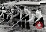 Image of Students Cleaning Ground Honshu Japan, 1935, second 44 stock footage video 65675025145