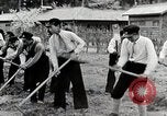 Image of Students Cleaning Ground Honshu Japan, 1935, second 45 stock footage video 65675025145