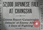 Standbild Der chinesischen Niederlage in der Schlacht von Changsha Japanisch Changsha in China, 1942, aus Sekunde 18 historischem Filmmaterial Videoclip 65675025192