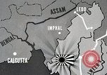 Standbild Japanische 15 Und 33 Divisionen Gegenangriff britische Streitkräfte Imphal Indien, 1944, aus Sekunde 28 historischem Filmmaterial Videoclip 65675025197