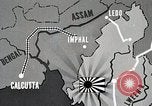 Standbild Japanische 15 Und 33 Divisionen Gegenangriff britische Streitkräfte Imphal Indien, 1944, aus Sekunde 30 historischem Filmmaterial Videoclip 65675025197