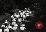 Image of Japanese Man Disagrees with the 4H Club Irrigation Project implementat Japan, 1950, second 16 stock footage video 65675025232