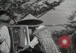 Image of Contrasts two Irrigation System the Traditional and the Modern One Japan, 1950, second 24 stock footage video 65675025233