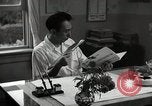 Image of Japanese men discuss the success of 4H club irrigation project Japan, 1950, second 38 stock footage video 65675025234