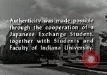 Image l'expérience des étudiants japonais dans les universités américaines Bloomington Indiana USA, 1951, de la seconde 35 séquences d'archives historiques vidéo 65675025241