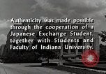 Image l'expérience des étudiants japonais dans les universités américaines Bloomington Indiana USA, 1951, de la seconde 38 séquences d'archives historiques vidéo 65675025241