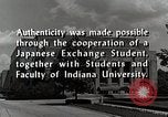 Image l'expérience des étudiants japonais dans les universités américaines Bloomington Indiana USA, 1951, de la seconde 40 séquences d'archives historiques vidéo 65675025241