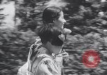 Image of Family makes an excursion to cherry blossom festival Japan, 1941, second 30 stock footage video 65675025255