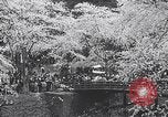 Image of Family makes an excursion to cherry blossom festival Japan, 1941, second 32 stock footage video 65675025255