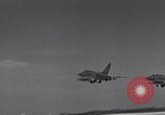 Image of American fighter jets take off during Cuban Crisis United States USA, 1962, second 3 stock footage video 65675025256