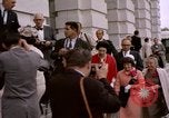 Image of Major Cooper in a open car Washington DC USA, 1963, second 45 stock footage video 65675025271