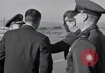 Image of President Kenedy and official party watch Atlas134D Launch Vandenberg Air Force Base California USA, 1962, second 21 stock footage video 65675025275