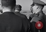 Image of President Kenedy and official party watch Atlas134D Launch Vandenberg Air Force Base California USA, 1962, second 23 stock footage video 65675025275