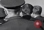 Image of President Kenedy and official party watch Atlas134D Launch Vandenberg Air Force Base California USA, 1962, second 30 stock footage video 65675025275