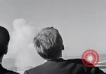 Image of President Kenedy and official party watch Atlas134D Launch Vandenberg Air Force Base California USA, 1962, second 37 stock footage video 65675025275