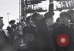 Image of President Kenedy and official party watch Atlas134D Launch Vandenberg Air Force Base California USA, 1962, second 38 stock footage video 65675025275