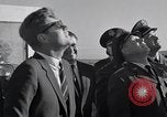 Image of President Kenedy and official party watch Atlas134D Launch Vandenberg Air Force Base California USA, 1962, second 49 stock footage video 65675025275