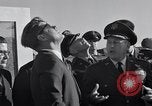Image of President Kenedy and official party watch Atlas134D Launch Vandenberg Air Force Base California USA, 1962, second 51 stock footage video 65675025275