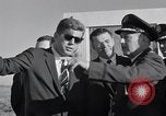 Image of President Kenedy and official party watch Atlas134D Launch Vandenberg Air Force Base California USA, 1962, second 57 stock footage video 65675025275