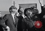 Image of President Kenedy and official party watch Atlas134D Launch Vandenberg Air Force Base California USA, 1962, second 60 stock footage video 65675025275