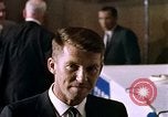 Standbild Quecksilber Raumfahrzeuge 16 MA-8 Pressekonferenz Houston Texas USA, 1962, aus Sekunde 51 historischem Filmmaterial Videoclip 65675025287