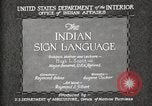 Standbild Native American Indian Council Meeting mit Zeichensprache Fort Browning Montana USA, 1930, aus Sekunde 10 historischem Filmmaterial Videoclip 65675025291