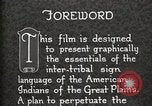 Standbild Native American Indian Council Meeting mit Zeichensprache Fort Browning Montana USA, 1930, aus Sekunde 28 historischem Filmmaterial Videoclip 65675025291