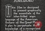 Standbild Native American Indian Council Meeting mit Zeichensprache Fort Browning Montana USA, 1930, aus Sekunde 38 historischem Filmmaterial Videoclip 65675025291