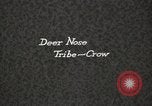 Image of Native American Indian Chief Deer Nose introduces himself Fort Browning Montana USA, 1930, second 4 stock footage video 65675025298