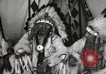 Image of Native American Indian Chief Deer Nose introduces himself Fort Browning Montana USA, 1930, second 9 stock footage video 65675025298