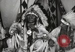 Image of Native American Indian Chief Deer Nose introduces himself Fort Browning Montana USA, 1930, second 10 stock footage video 65675025298