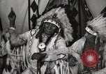 Image of Native American Indian Chief Deer Nose introduces himself Fort Browning Montana USA, 1930, second 11 stock footage video 65675025298