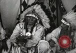 Image of Native American Indian Chief Deer Nose introduces himself Fort Browning Montana USA, 1930, second 12 stock footage video 65675025298