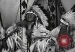 Image of Native American Indian Chief Deer Nose introduces himself Fort Browning Montana USA, 1930, second 13 stock footage video 65675025298