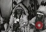Image of Native American Indian Chief Deer Nose introduces himself Fort Browning Montana USA, 1930, second 17 stock footage video 65675025298