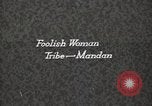 Image of Native American Indian Chief Foolish Woman introduces himself Fort Browning Montana USA, 1930, second 1 stock footage video 65675025300