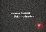 Image of Native American Indian Chief Foolish Woman introduces himself Fort Browning Montana USA, 1930, second 3 stock footage video 65675025300