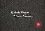 Image of Native American Indian Chief Foolish Woman introduces himself Fort Browning Montana USA, 1930, second 4 stock footage video 65675025300