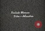 Image of Native American Indian Chief Foolish Woman introduces himself Fort Browning Montana USA, 1930, second 5 stock footage video 65675025300