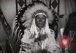 Image of Native American Indian Chief Foolish Woman introduces himself Fort Browning Montana USA, 1930, second 19 stock footage video 65675025300