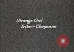 Image of Native American Indian Chief Strange Owl Fort Browning Montana USA, 1930, second 1 stock footage video 65675025301