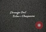 Image of Native American Indian Chief Strange Owl Fort Browning Montana USA, 1930, second 3 stock footage video 65675025301