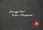 Image of Native American Indian Chief Strange Owl Fort Browning Montana USA, 1930, second 5 stock footage video 65675025301