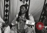 Image of Native American Indian Chief Strange Owl Fort Browning Montana USA, 1930, second 6 stock footage video 65675025301
