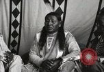 Image of Native American Indian Chief Strange Owl Fort Browning Montana USA, 1930, second 11 stock footage video 65675025301