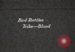 Image of Native American Indian Chief Bird Rattler of Blood Tribe Fort Browning Montana USA, 1930, second 1 stock footage video 65675025302