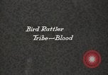 Image of Native American Indian Chief Bird Rattler of Blood Tribe Fort Browning Montana USA, 1930, second 4 stock footage video 65675025302
